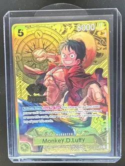 One Piece 2nd Anniversary Set Monkey D Luffy Super Rare Alt Art #ST13-015 - Image 1