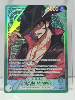 Dracule Mihawk - OP14-020 (Alternate Art) OP14-020 The Azure Sea's Seven Foil - Image 1