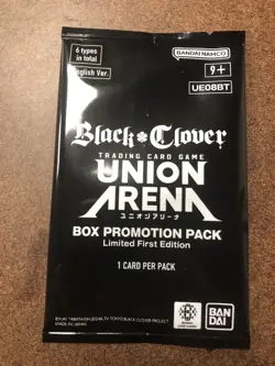 Union Arena TCG Black Clover Box Promo Pack - Image 1