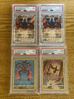2023 Pokemon English Crown Zenith Promo Cards PSA 9 Graded Slabs (Lot of 4) - Image 1