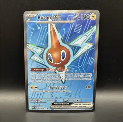 Rotom ex 111/094 Me02: Phantasmal Flames Holo Ultra Rare Pokemon TCG Card Stock - Image 1