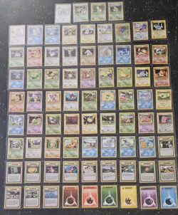 LP/MP (Unlimited) COMPLETE Pokemon NEO GENESIS Set 76-Card UNCOMMON/COMMON WOTC - Image 1