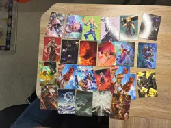 MTG Final Fantasy Art Cards Mixed Lot Total 24 Sephiroth Cloud - Image 1