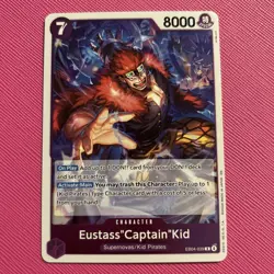Eustass "Captain" Kid - EB04-039 The Azure Sea's Seven Foil One Piece Card Game - Image 1