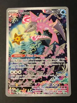 Veluza 192/182 Paradox Rift Pokemon Card TCG Illustration Rare Full Art Holo Nm - Image 1