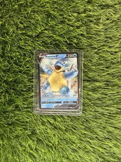 Pokemon Sword & Shield Black Star Promo Blastoise v Full Art Holo Card SWSH101 - Image 1