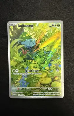 Bulbasaur Holo Card 166/165 Scarlet & Violet 151 Series Near Mint/Mint Condition - Image 1