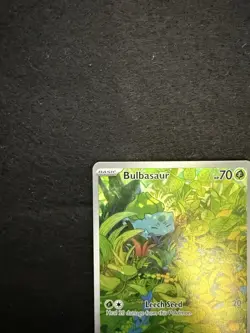 Bulbasaur Holo Card 166/165 Scarlet & Violet 151 Series Near Mint/Mint Condition - Image 2