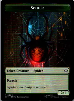 Marvel's Spider-Man #3 2 Spider Illusion Villain Double-Sided Token - Image 1