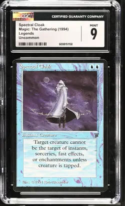SPECTRAL CLOAK Legends U CGC 9 MTG [Nostalgium] - Image 1