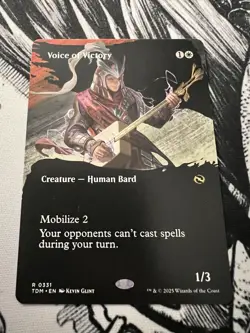 Magic: The Gathering Voice of Victory Creature White TDM 2025 English Borderless - Image 1