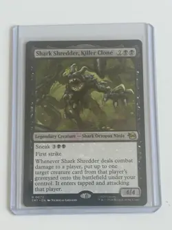 x1 Shark Shredder, Killer Clone R MTG Teenage Mutant Ninja Turtles M/NM, English - Image 1