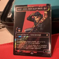 🌈SURGE FOIL SHIPS ASAP NM Casey Jones, Back Alley Brute Teenage borderless MTG - Image 1