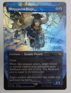 Snapcaster Mage - Chocobo Track Foil - Borderless Near Mint, English MTG - Image 1