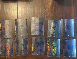 MTG - NM - 10 Oil Slick Raised Foil Lands 2 Of Each - Phyrexian Compleat Bundle - Image 1