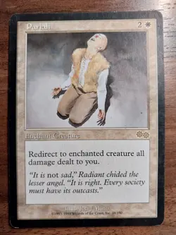 1x Pariah - MP - Urza's Saga - SPARROW MAGIC mtg - Image 1