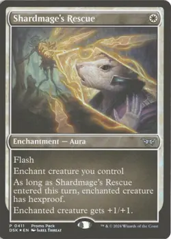 MTG Shardmage's Rescue (0411) *Foil* Promo Pack Excl. Duskmourn MT/NM Free Ship - Image 1