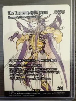 The Emperor, Hell Tyrant - Yawgmoth, Thran Physician Borderless Final Fantasy - Image 1