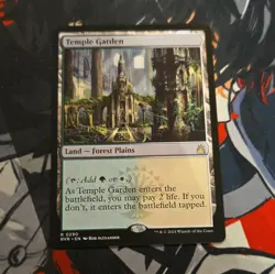 Magic: The Gathering Temple Garden Ravnica Remastered Land Rare Regular - Image 1