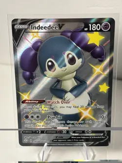Indeedee V SV114/SV122 Pokemon Shining Fates Pokemon TCG - Image 1
