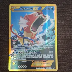 Gyarados EX Secret Rare 123/122 Breakpoint Full Art Holo Pokemon Card - Image 1