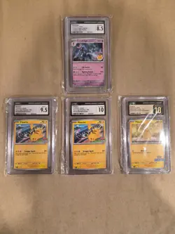 pokemon cards cgc graded lot of 4 - Image 1