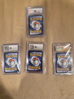 pokemon cards cgc graded lot of 4 - Image 2