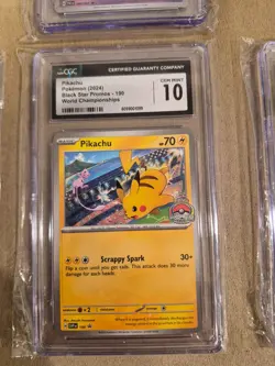 pokemon cards cgc graded lot of 4 - Image 4
