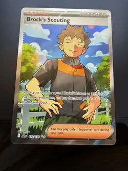 Brock's Scouting 179/159 Sv09: Journey Together Holo Pokemon - Image 1