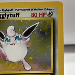 2000 Pokemon TCG Base Set 2 Wigglytuff Rare Holo 019/130 Swirl MP/HP Intact - Image 4