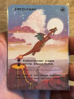 Pokederp Holo Zardichar Charizard Fan Art by JWILLYGUY Pokemon - Image 1