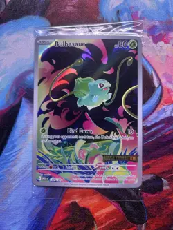 Pokemon TCG Bulbasaur 133/132 Pokemon ME01 Mega Evolution Stamped Promo SEALED - Image 1