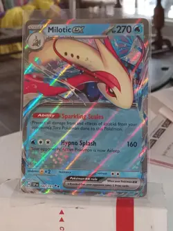 POKEMON SURGING SPARKS MILOTIC EX 042 /191 SV08 DOUBLE RARE HOLO NRMT+ - Image 1