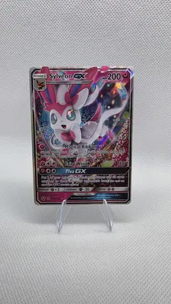 Pokemon Guardians Rising Sylveon GX Holo Card 92a/145 TCG - Image 1