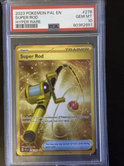 PSA 10 2023 Pokemon Scarlet & Violet Paldea Evolved Super Rod Hyper Gold 276/193 - Image 1