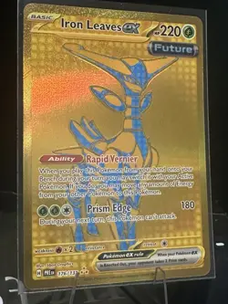 Pokemon Iron Leaves ex 176/131 Sv: Prismatic Evolutions Full Art Holo 220 HP - Image 2