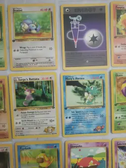 Pokemon Lot 1st Edition As Pictured ,fossil, Jungle, Rocket LP - Image 3
