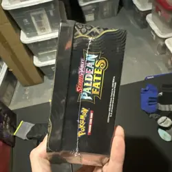 Pokemon TCG: S&V Paldean Fates (Iron Treads/Great Tusk) Tin Factory Sealed - Image 2