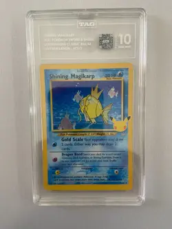 2021 Pokemon Celebrations Shining Magikarp #66 TAG 10 #6100 - Image 1