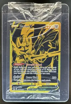 2019-2023 Pokemon SWSH Black Star Promos Zacian V #SWSH076 - Image 1