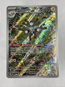 2024 POKEMON CENTER BLACK STAR PROMO SVP EN #159 MAGNETON SURGING SPARKS ETB - Image 1