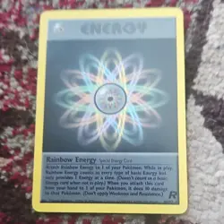 Pokemon Rainbow Energy Team Rocket 80/82 Rare Special Energy Regular - Image 1