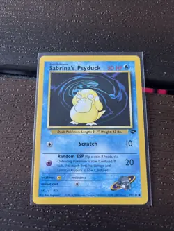 Pokemon Sabrina's Psyduck Gym Challenge 99/132 Unlimited, NM CONDITION - Image 1