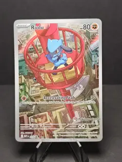 Pokemon TCG Riolu Mega Evolution ETB Pokemon Center Exclusive Promo #010 - Image 1