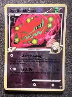 Spiritomb C LV.58 84/147 Uncommon Reverse Holo Pokemon Card LP - Image 1