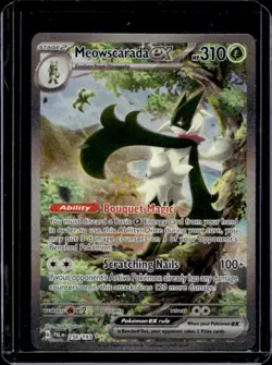 2023 Pokemon SV Paldea Evolved Meowscarada ex #256/193 - Image 1
