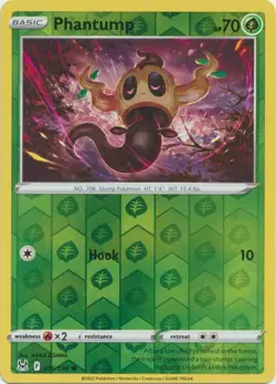 PHANTUMP 016/196 LOST ORIGIN POKEMON (REVERSE HOLO, NM) - Image 1