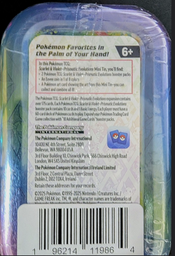 Pokemon TCG Prismatic Evolutions Mini Tin Complete Set of 8 Factory Sealed Tins - Image 3