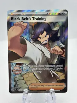Black Belt's Training 255/217 ASC Holo Full Art Rare Pokemon TCG (English) - Image 1