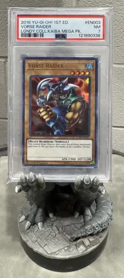 Vorse Raider 1st Ed. YuGiOh Legendary Collection Kaiba PSA 7 Lckc-en003 - Image 1